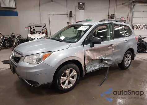 2015 Subaru Forester 2.5I из США, поврежденный, VIN JF2SJABC3FH839610